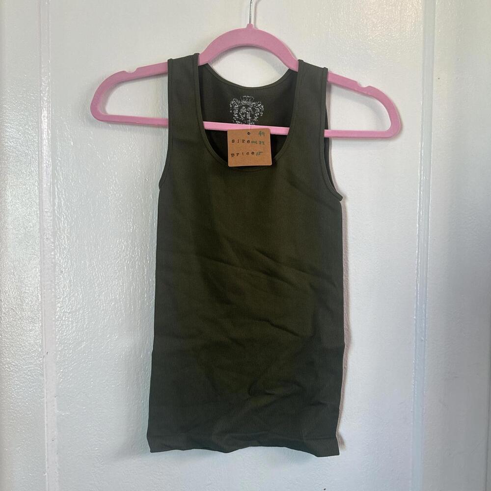 Dark Military Green Tank